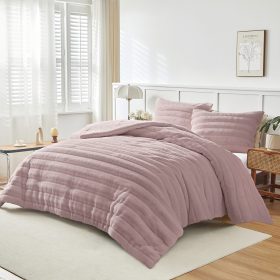 Volcano (Amethyst) Μαξιλαροθήκες Γούνινες 100% rabbit fur Μαξ/θήκες 50x70/2τεμ Liolios Home - Image 3