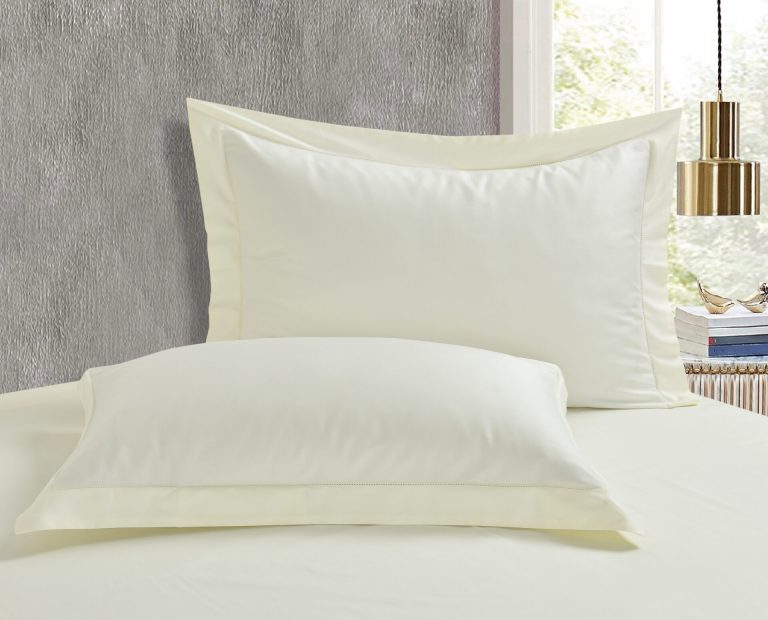 Monaco (Ivory) Σετ Σεντόνια Υπέρδιπλα 245x270+2 Μαξ/θήκες 52x75 300TC,100% Combed Cotton/Satin Liolios Home - Image 2