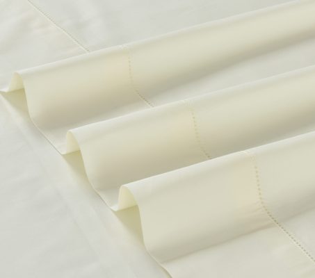 Monaco (Ivory) Σετ Σεντόνια Υπέρδιπλα 245x270+2 Μαξ/θήκες 52x75 300TC,100% Combed Cotton/Satin Liolios Home - Image 4