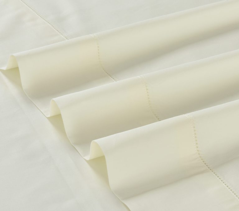 Monaco (Ivory) Σετ Σεντόνια Υπέρδιπλα 245x270+2 Μαξ/θήκες 52x75 300TC,100% Combed Cotton/Satin Liolios Home - Image 4