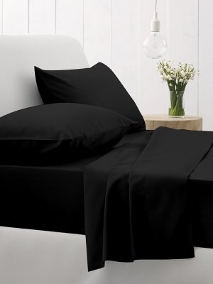 Παπλωματοθήκη Cotton Feelings 111 Black Διπλή (200x250) SUNSHINEHOME - Image 2