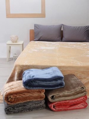 Κουβέρτα βελούδινη Iris Grey Μονή (160x220) SUNSHINEHOME - Image 2