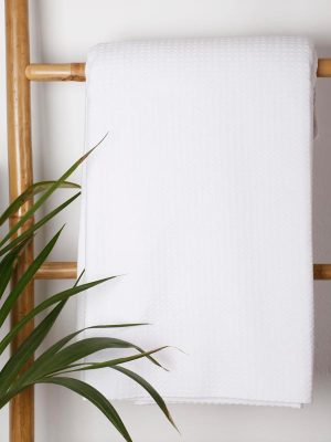 Κουβέρτα πικέ cotton White King Size (240x260) SUNSHINEHOME