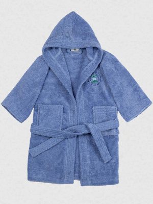 Μπουρνούζι Παιδικό Eco Blue Ηλικία 2-4 SUNSHINEHOME - Image 2