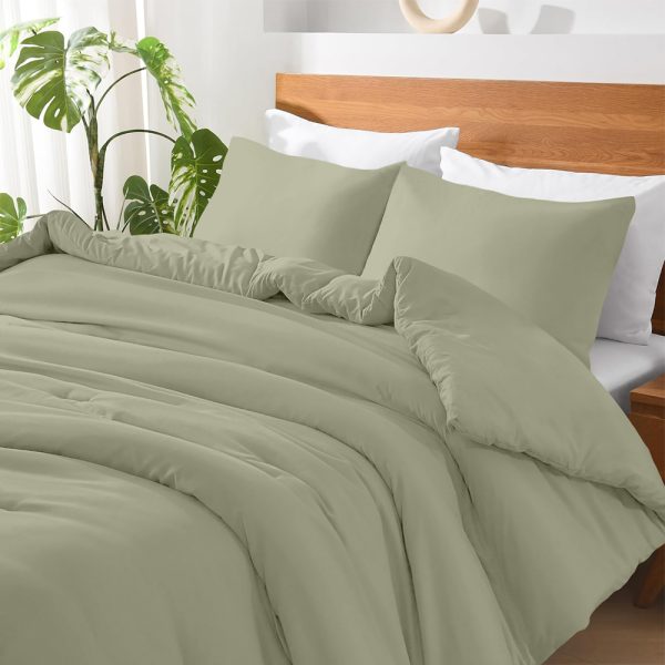 LINO ΣΕΝΤΟΝΙ BASICO GREEN 170X260 80% Βαμβάκι 20% Πολυέστερ
