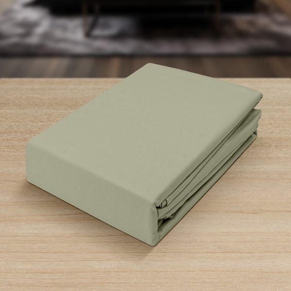 LINO ΣΕΝΤΟΝΙ BASICO GREEN 170X260 80% Βαμβάκι 20% Πολυέστερ - Image 3