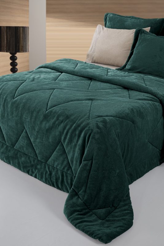 Πάπλωμα Drops Petrol 220x240 της Guy Laroche (100% Polyester)
