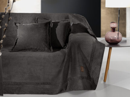 Αντιολισθητικό, Aδιάβροχο & Αλέκιαστο Ριχτάρι Καναπέ Rubicon Bitter (Πολυθρόνας) 170x150 της Guy Laroche (100% fine microfiber)