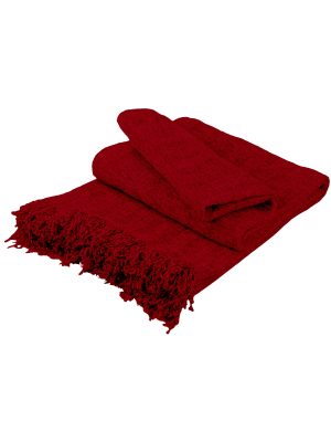 Ριχτάρι Σενίλ Red Διθέσιο SUNSHINEHOME