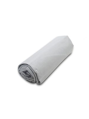 Κατωσέντονο Menta με λάστιχο 18 Light Grey Διπλό (160x200+40) SUNSHINEHOME
