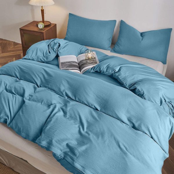 LINO ΜΑΞΙΛΑΡΟΘΗΚΕΣ MODERNA BLUE 50X70 100% Βαμβάκι Περκάλι