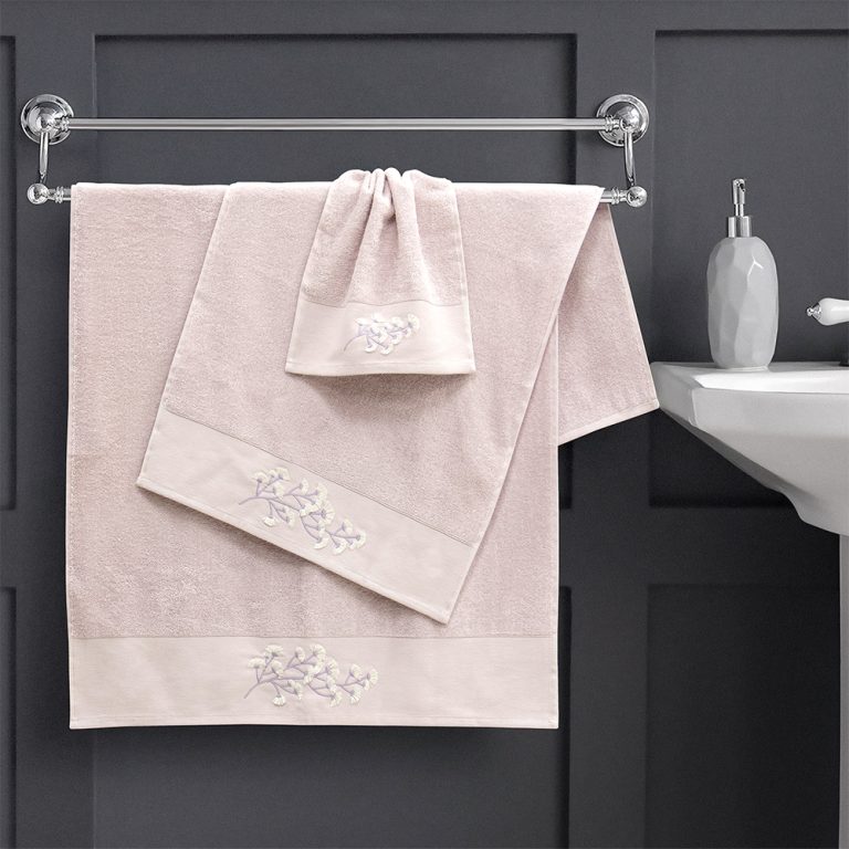 LINO ΣΕΤ ΠΕΤΣΕΤΕΣ BLOM LILAC 3ΤΜΧ 100% Βαμβάκι - Image 1