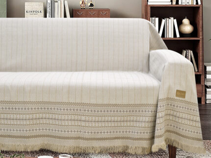 LINO ΡΙΧΤΑΡΙ BOHHO BEIGE 180X300 80% Βαμβάκι 20% Πολυέστερ
