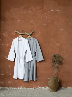 Μπουρνούζι Kimono White - Extra Large της Nima Hotelling 100% Cotton, 300 gsm Extra Large