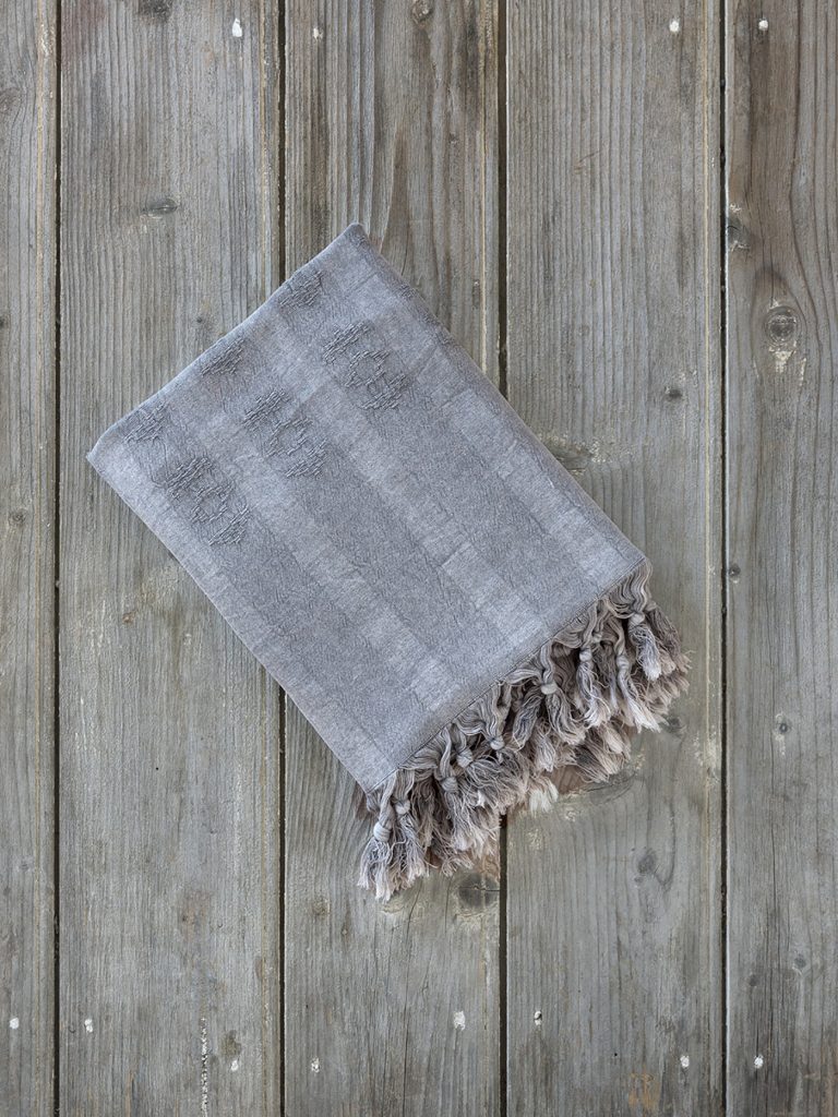 Πετσέτα/Παρεό 95x150 - Argos Light Gray της Nima Home 100% Cotton Πετσέτα/Παρεό 95x150 - Image 1