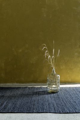 Χαλάκι 60x130 - Sensai Dark Gray της Nima Home Cotton - Jute Χαλάκι 60x130