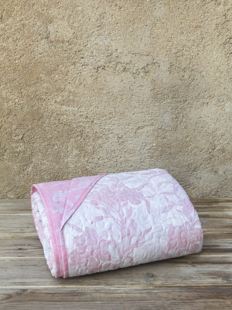 Κουβερλί Μονό - Novela Pink της Kocoon Home 100% Cotton, 144 T.C. Μονό 160x245 - Image 1