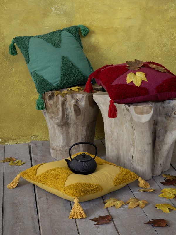 Διακοσμητικό μαξιλάρι 45x45 - Amadeo Dark Green της Nima Home 100% Cotton Μαξιλάρι 45x45