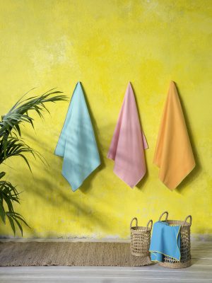 Πετσέτα Θαλάσσης 70x140 - Riva Orange της NIMA Kids 100% Microfiber Πετσέτα 70x140