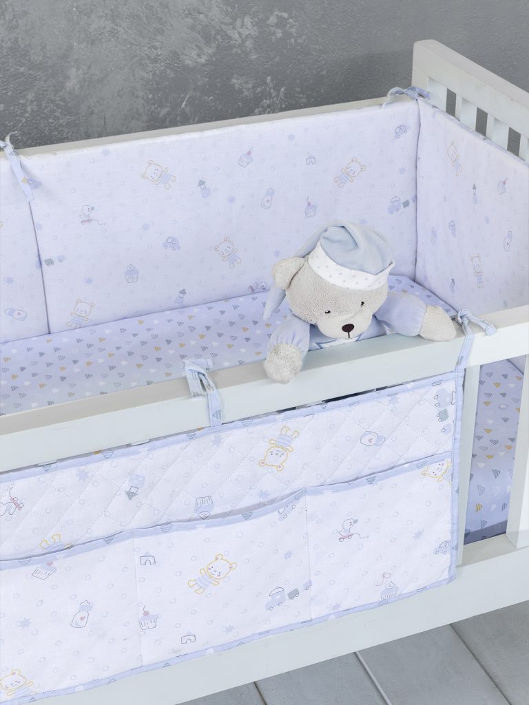 5206482086821.jpg Βρεφική θήκη οργάνωσης 60x30 - Muffy της Nima Bebe 100% Cotton, 144 T.C. Θήκη οργάνωσης 60x30 - Image 1