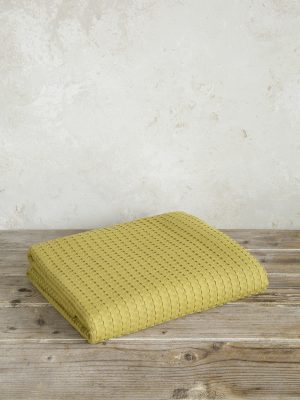 Κουβέρτα Μονή 160x240 Habit - Gold Brown της Nima Home 100% Egyptian Cotton Μονή 160x240