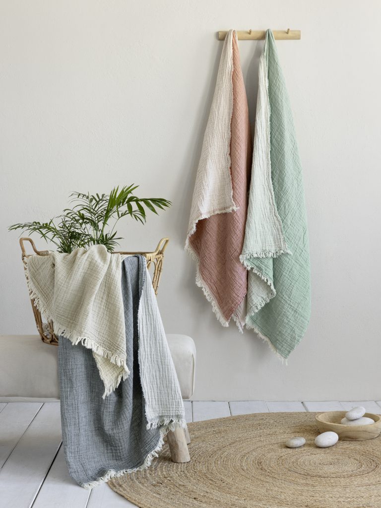 Πετσέτα/Παρεό 90x170 - Sunshine Pink της Nima Home 100% Cotton Πετσέτα/Παρεό 90x170 - Image 1