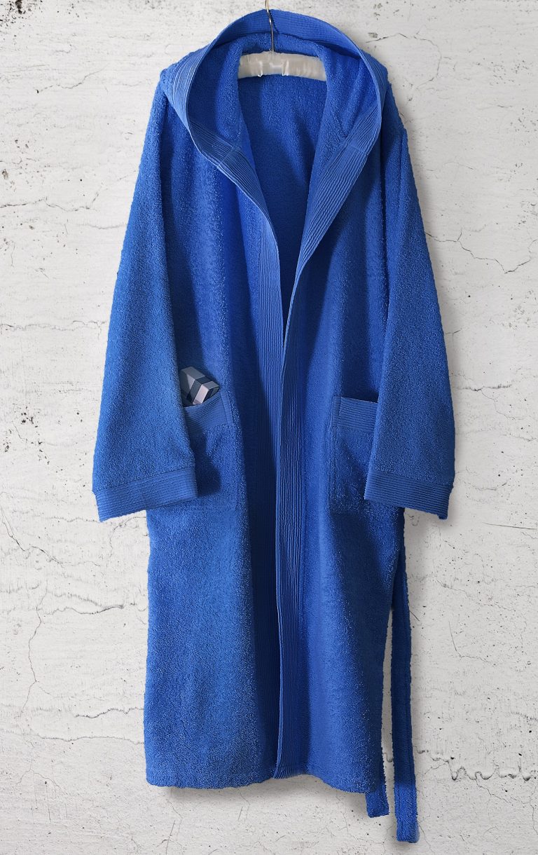 AMADEUS - ΜΠΛΕ ΜΠΟΥΡΝΟΥΖΙ ΜΕ ΚΟΥΚΟΥΛΑ EXTRA EXTRA LARGE EXTRA EXTRA LARGE 100% ΒΑΜΒΑΚΙ Rythmos - Image 1