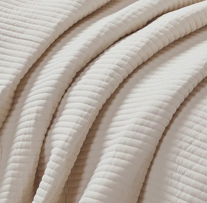 Μαξιλαροθήκες Armony (Beige) καπιτονέ κέντημα / ruffle Μαξ/θήκες 50x70/2τεμ Liolios Home - Image 4