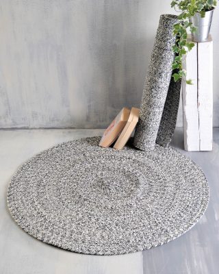 ALMIRA ΓΚΡΙ - ΧΑΛΑΚΙ 70cm 70cm 100% ΒΑΜΒΑΚΙ Rythmos
