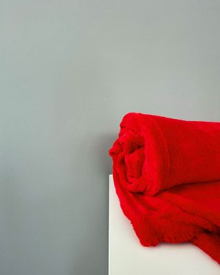 Βελουτέ Κουβέρτα Fleece Μετρίου Πάχους Arctic Καναπέ | 120x160cm Κόκκινο της Pennie