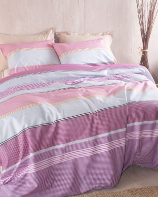 BOOST ΡΟΖ - ΖΕΥΓΟΣ ΜΑΞΙΛΑΡΟΘΗΚΕΣ 50Χ70 100% ΒΑΜΒΑΚΙ Rythmos - Image 2