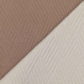 Κουβερλί Diamond Μονό 160 x 240 cm 100% Πολυέστερ Ροζέ-Εκρού BOREA - Image 6