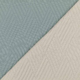 Κουβερλί Diamond Υπέρδιπλο 220 x 240 cm 100% Πολυέστερ Γκρι-Γκρι ανοιχτό BOREA - Image 4