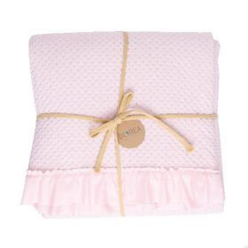 Κουβερλί Σετ Anne Μονό 160 x 220 cm + 50 x 70 cm  100% Πολυέστερ Ροζ BOREA - Image 4