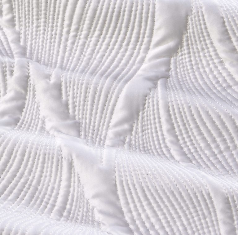 Lily (White) Bedspead 100% microsatin & καπιτονέ κέντημα 250x240 + Mαξ/θήκες 50x70/2τεμ Liolios Home - Image 5