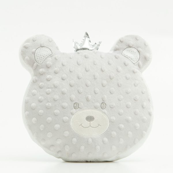 Μαξιλάρι Διακοσμητικό Angel Bear 30 x 25 cm  100% Πολυέστερ Γκρι BOREA - Image 6