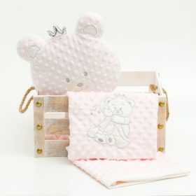 Μαξιλάρι Διακοσμητικό Angel Bear 30 x 25 cm 100% Πολυέστερ Ροζ BOREA - Image 8