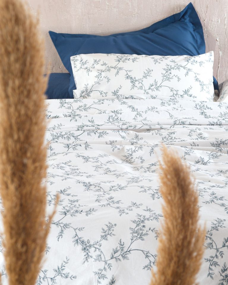 ODET ΜΠΛΕ - ΣΕΤ ΚΟΥΒΕΡΛΙ SYMBOL ΥΠΕΡΔΙΠΛΟ (220Χ240) ΥΠΕΡΔΙΠΛΟ (220Χ240) 100% ΒΑΜΒΑΚΙ Rythmos - Image 2