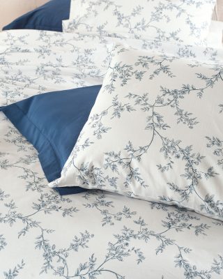 ODET ΜΠΛΕ - ΣΕΤ ΣΕΝΤΟΝΙΑ SYMBOL ΥΠΕΡΔΙΠΛΟ ΜΕ ΛΑΣΤΙΧΟ (230X260, 165X205+25) ΥΠΕΡΔΙΠΛΟ ΜΕ ΛΑΣΤΙΧΟ (230X260, 165X205+25) 100% ΒΑΜΒΑΚΙ Rythmos - Image 4