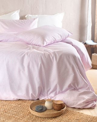 PACIFY ΡΟΖ - ΣΕΤ ΣΕΝΤΟΝΙΑ DIVA ΥΠΕΡΔΙΠΛΟ ΜΕ ΛΑΣΤΙΧΟ (230Χ270, 165Χ205+29) ΥΠΕΡΔΙΠΛΟ ΜΕ ΛΑΣΤΙΧΟ (230Χ270, 165Χ205+29) 100% ΒΑΜΒΑΚΙ Rythmos