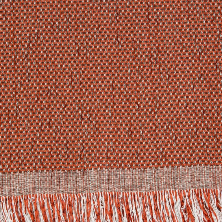 Ριχτάρι Διθέσιο 4 Season 180 x 240 cm  50% Σενίλ -50% Βαμβάκι Τερακότα BOREA - Image 3
