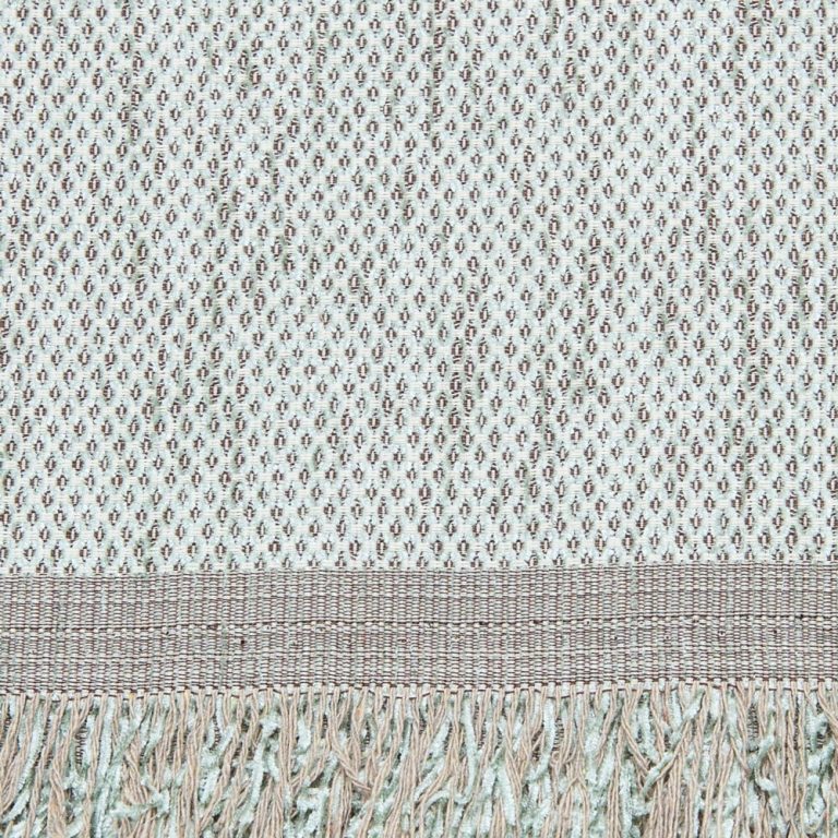 Ριχτάρι Πολυθρόνας 4 Season 180 x 150 cm  50% Σενίλ -50% Βαμβάκι Πετρόλ BOREA - Image 11