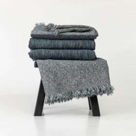 Ριχτάρι Σενίλ Τριθέσιο Square 180 x 300 cm 100% Πολυέστερ Μπεζ BOREA - Image 8