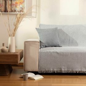 Ριχτάρι Βαμβακερό Διθέσιο Aztek 180 x 250 cm  100% Βαμβάκι Πετρόλ BOREA - Image 13