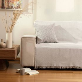 Ριχτάρι Βαμβακερό Τριθέσιο Aztek 180 x 300 cm  100% Βαμβάκι Γκρι BOREA - Image 10