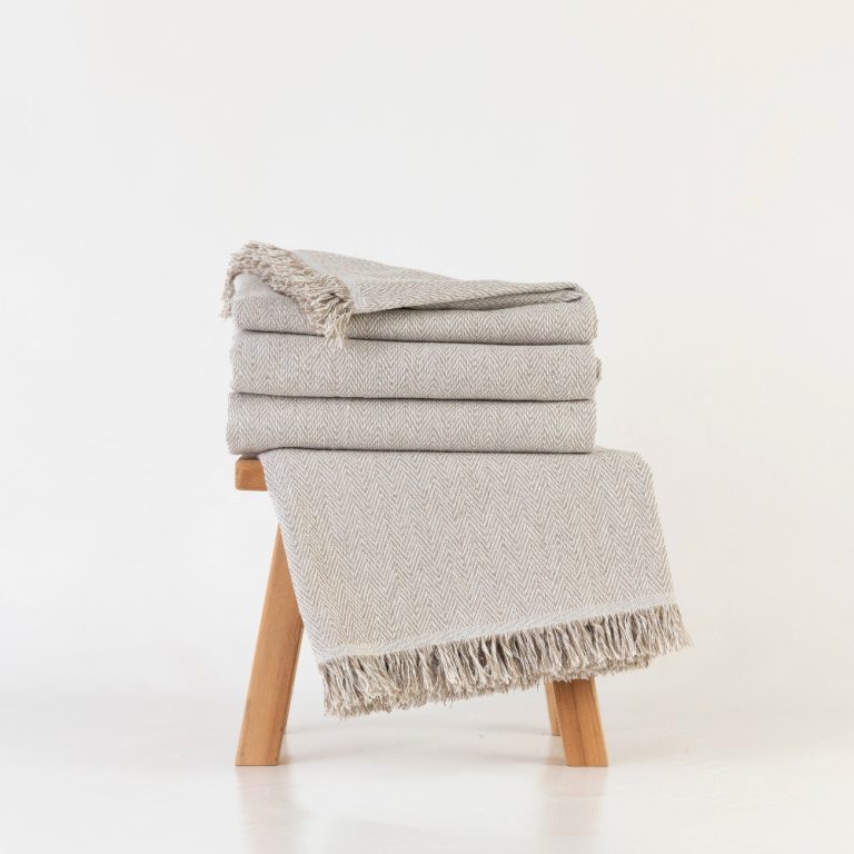 Ριχτάρι Βαμβακερό Διθέσιο Aztek 180 x 250 cm  100% Βαμβάκι Πετρόλ BOREA - Image 12