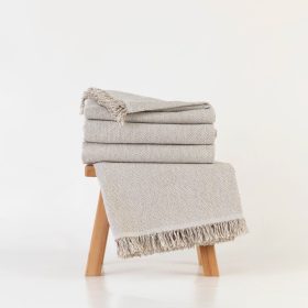 Ριχτάρι Βαμβακερό Τριθέσιο Aztek 180 x 300 cm  100% Βαμβάκι Γκρι BOREA - Image 12