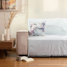 Ριχτάρι Βαμβακερό Διθέσιο Aztek 180 x 250 cm  100% Βαμβάκι Πετρόλ BOREA - Image 4