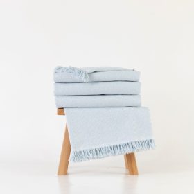 Ριχτάρι Βαμβακερό Διθέσιο Aztek 180 x 250 cm  100% Βαμβάκι Πετρόλ BOREA - Image 6