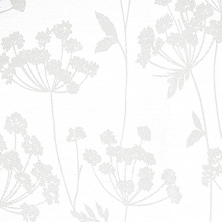 Τραπεζομάντηλο Ηρώ 140 x 220 cm + (8) 45 x 45 cm  100% Βαμβάκι Λευκό BOREA - Image 3